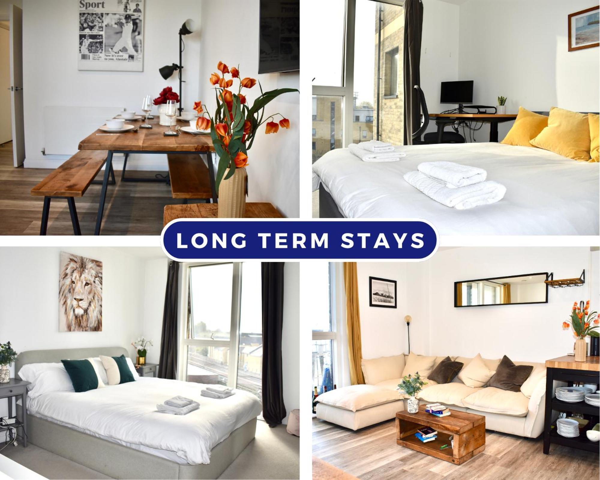 Balcony High End 2-bed Flat In Camberwell For 6 Long Term